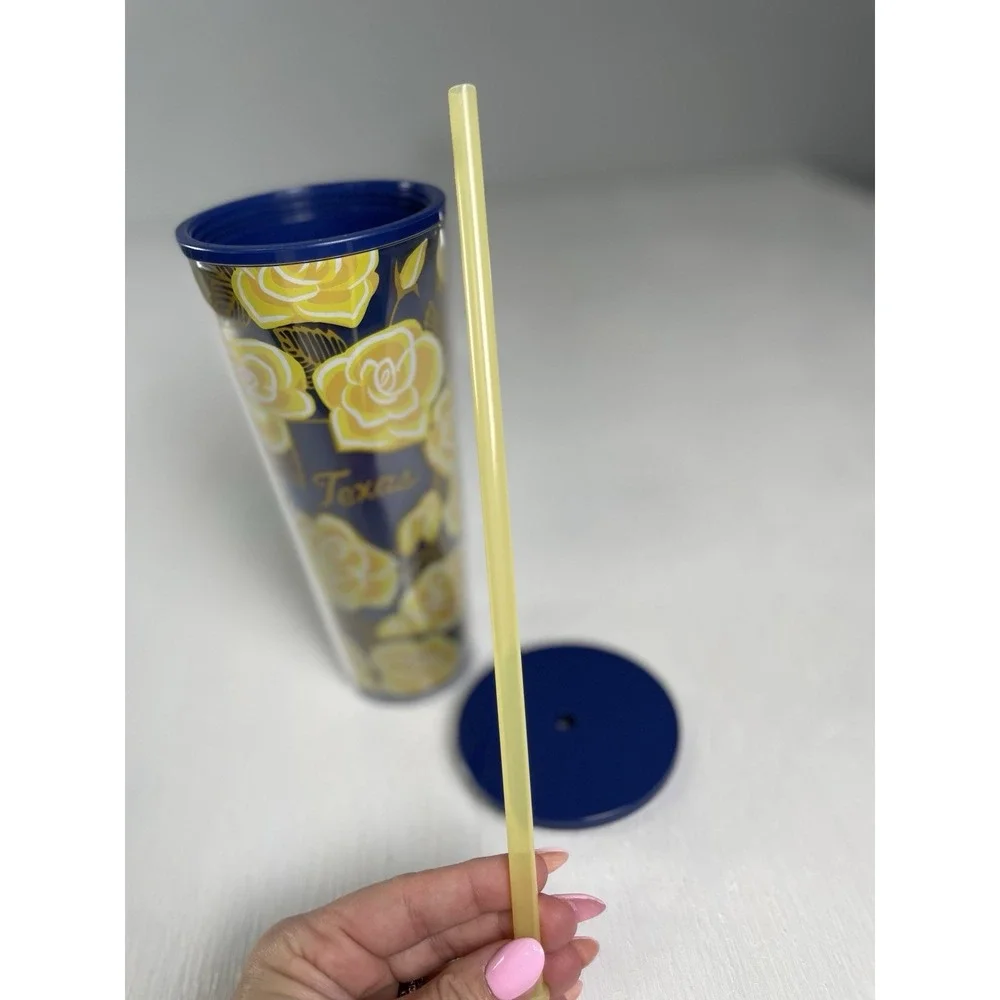 Starbucks Yellow Rose of TEXAS Tumbler Venti Cup 24oz  Series Collector Cup‎